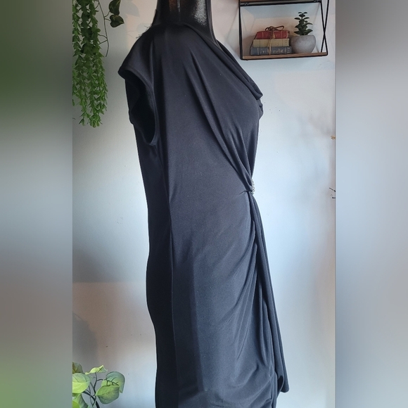 Jesse Ryan for Lori Michaels black cocktail dress Sz.S - Picture 5 of 8
